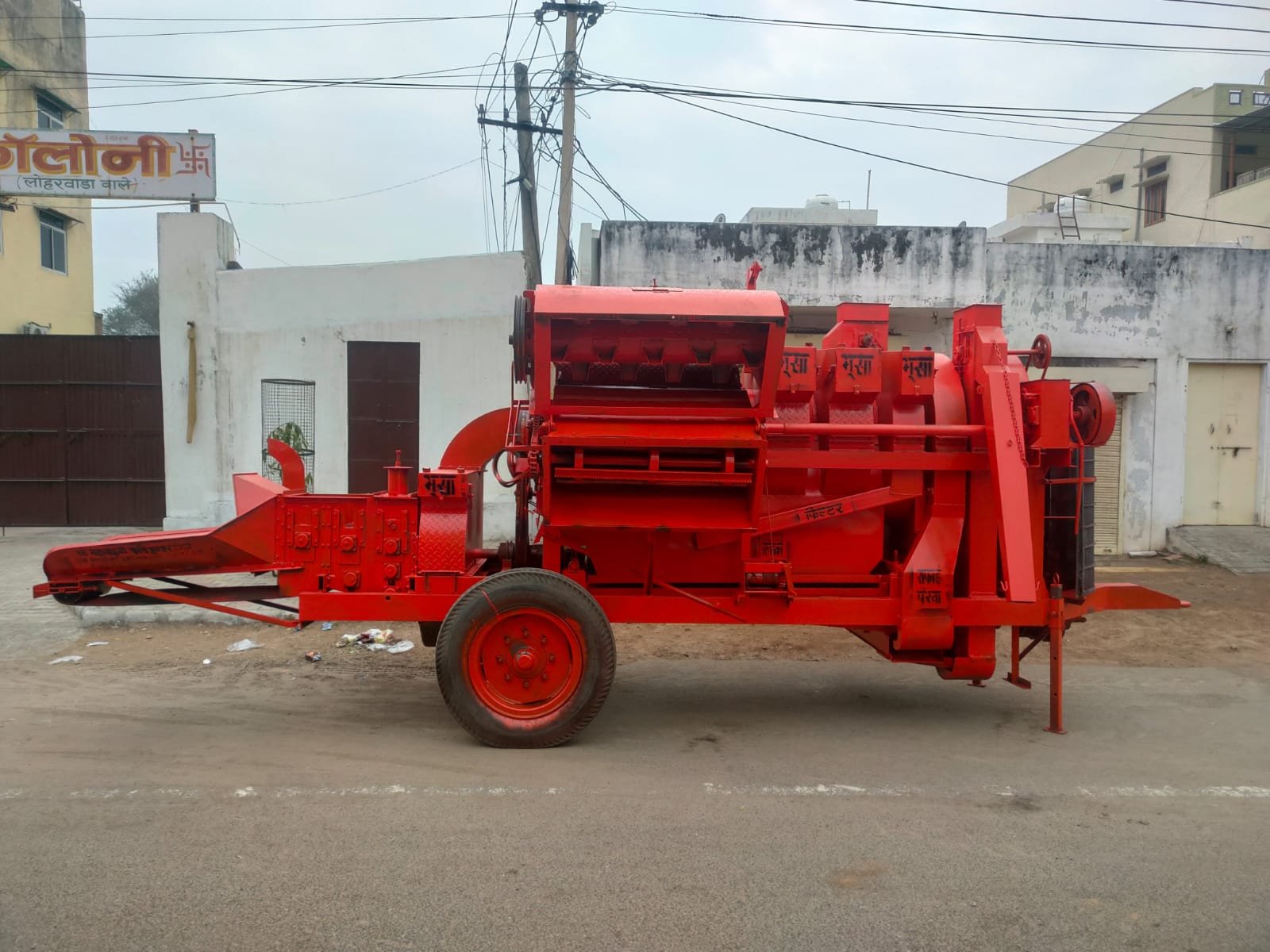 Shree Mahalaxmi side tokri double elevator multi-crop thresher